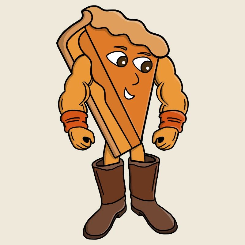 Strong Pie Wearing Boots