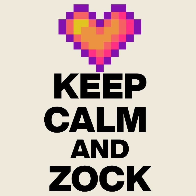 KEEP CALM AND GAMBLE! 8 BIT LOVE RETRO GIFT s