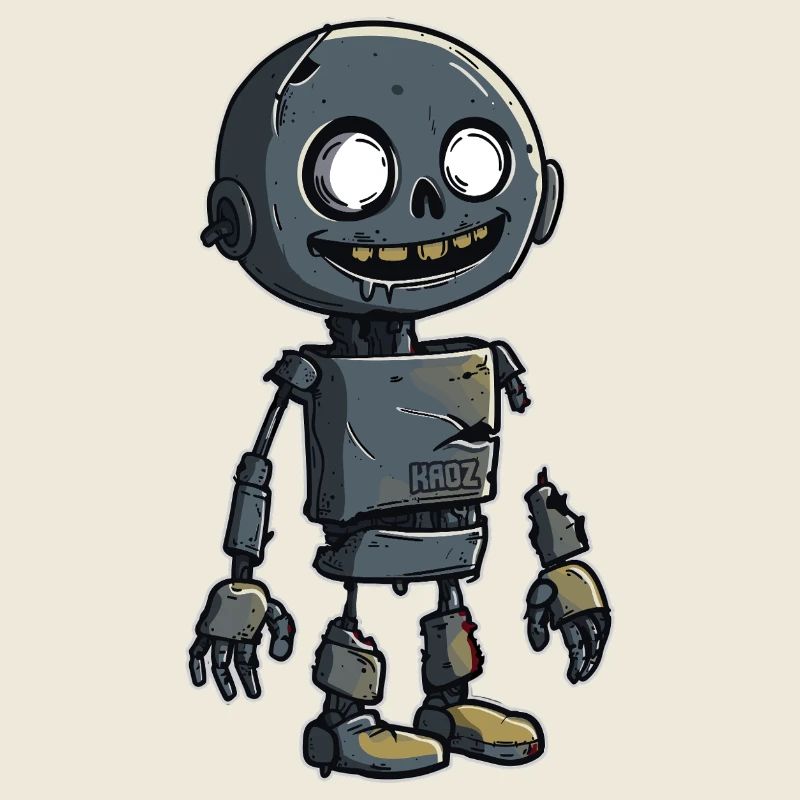 Small Zombie Scrap Robot