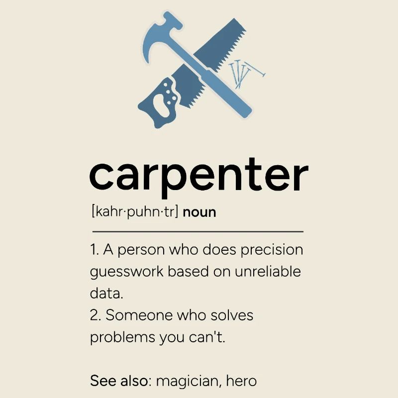 Carpenter Definition with Tools