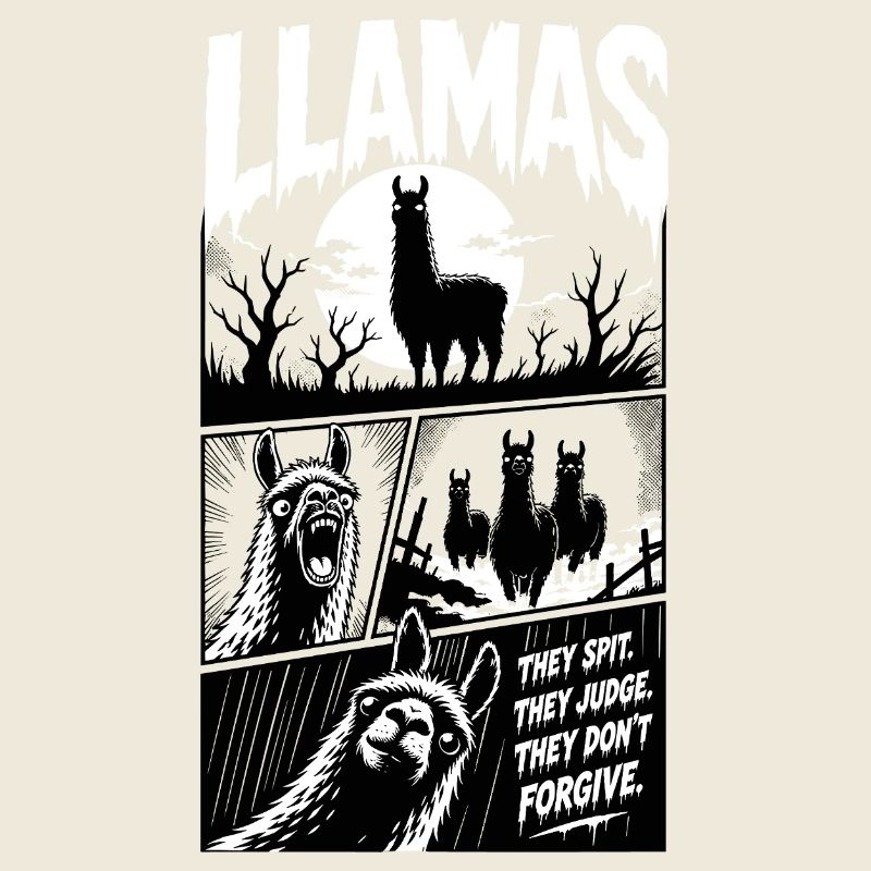 Llamas They Spit They Judge Horror