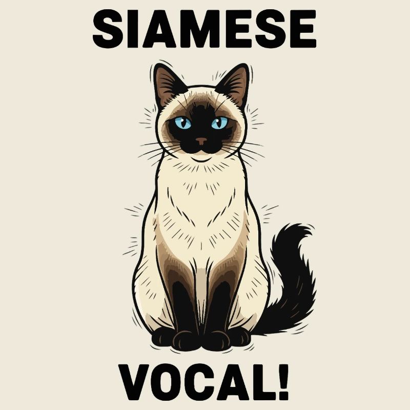 Siamese Vocal Cat Blue Eyes Feline