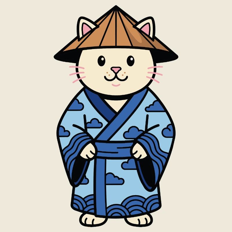 Chat de Chine mignon