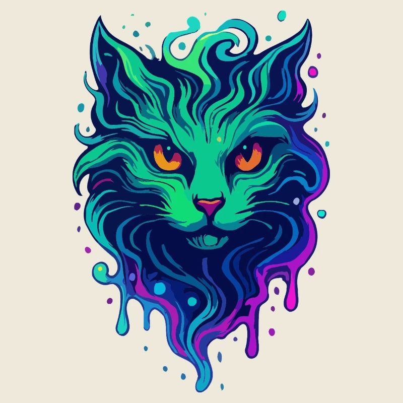 Neon Cat