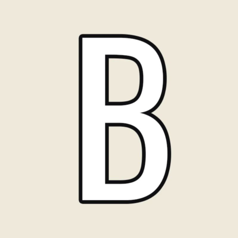 B