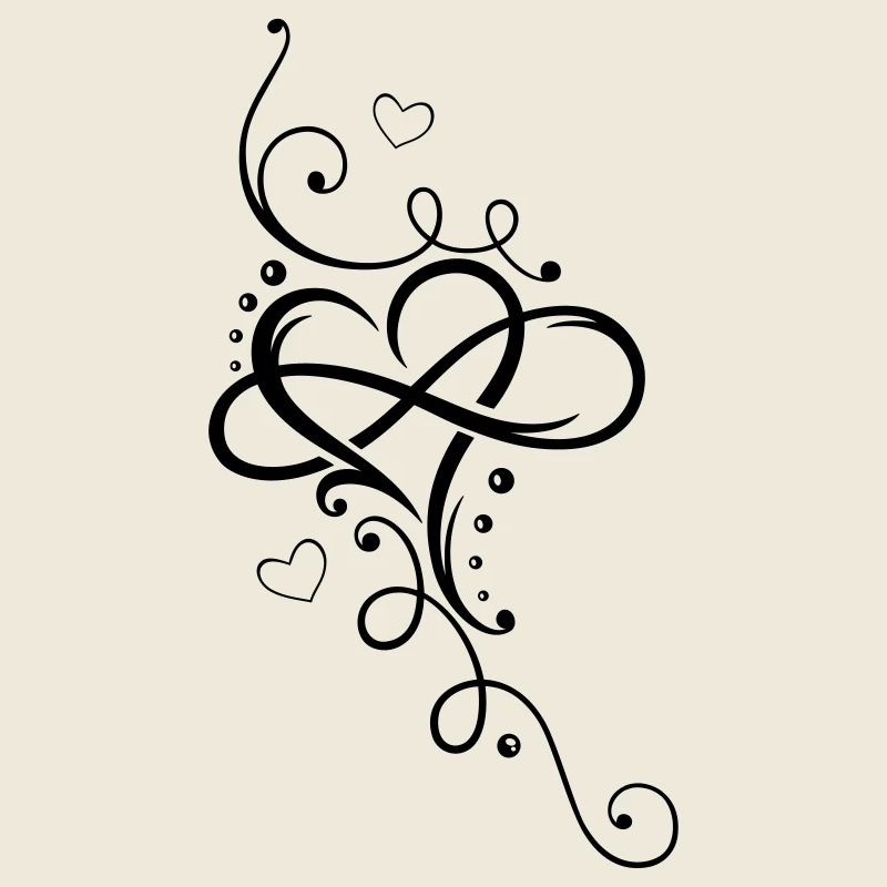 Herz, Unendlichkeit, heart, infinity