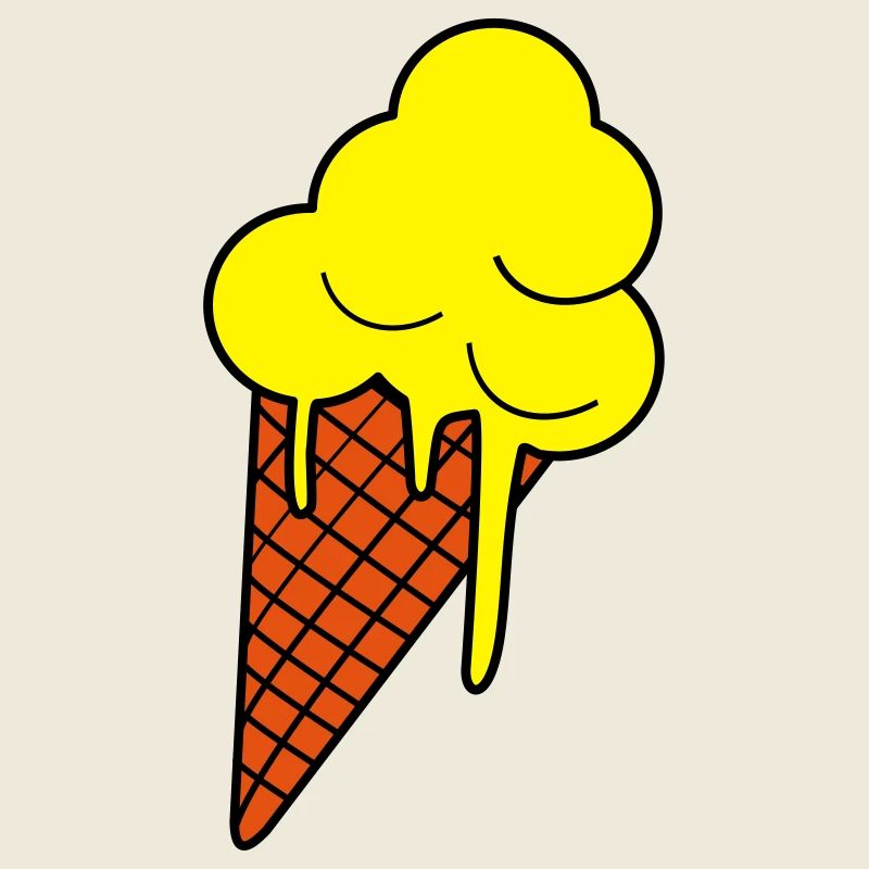 Schmelzendes Eis  Pop Art