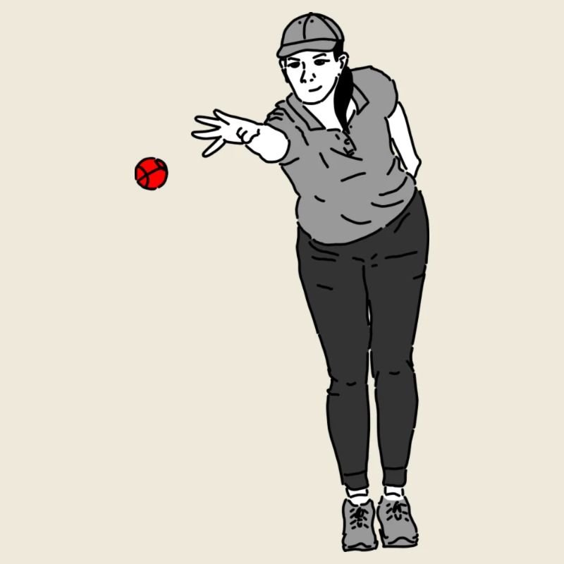 Petanque player