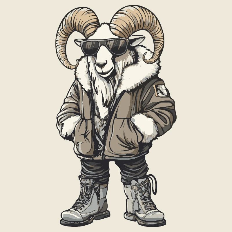 Mountain Goat Cool Winter