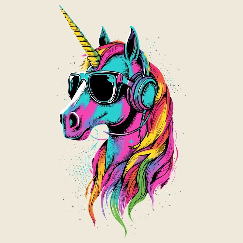 Einhorn Pony Reiterin Pferde Reiten Einhörner