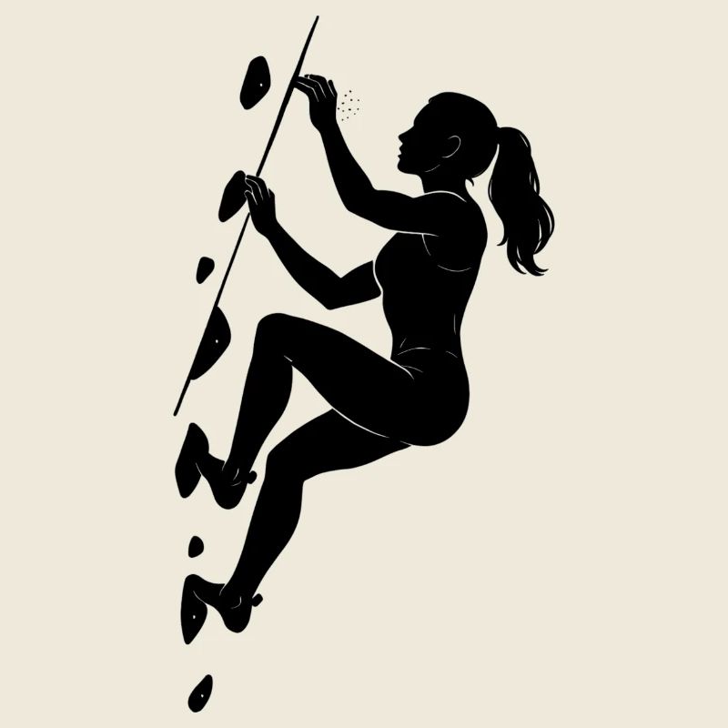 Boulder Silhouette – Ästhetik & Chalk Fokus