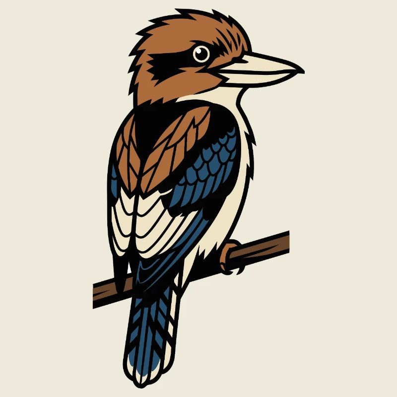 Oiseau kookaburra
