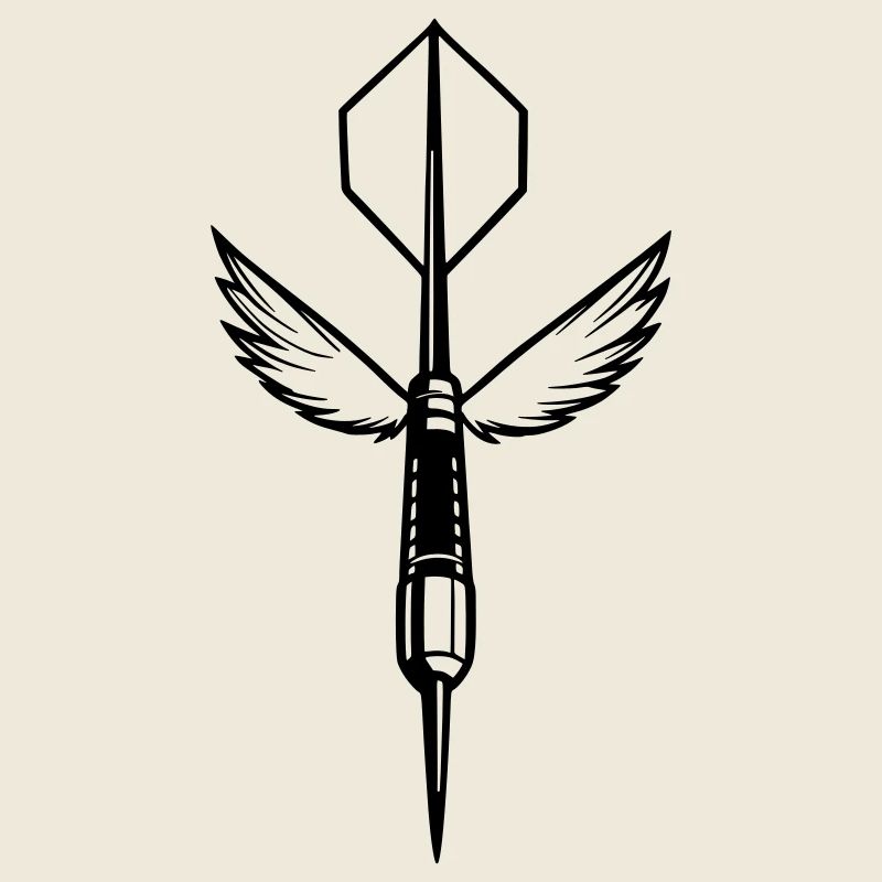 Fléchette avec ailes