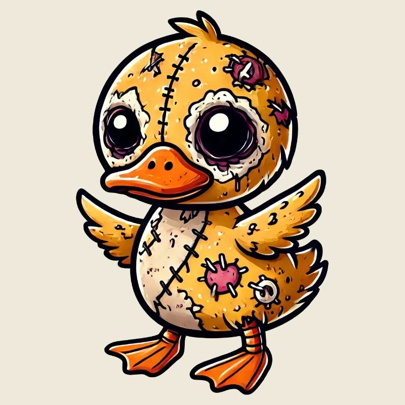 Meditating Duck Inner Peace Yoga Relaxation Rel