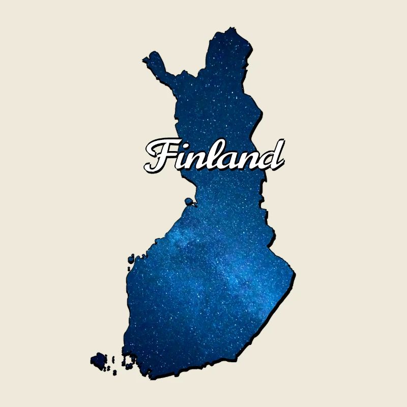 The map of Finland