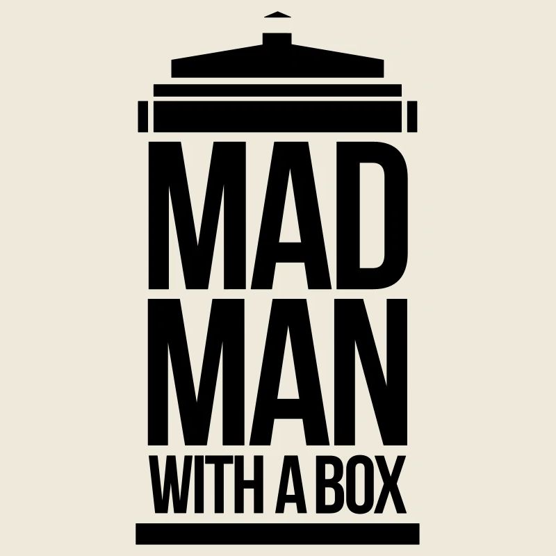 Mad man with a box