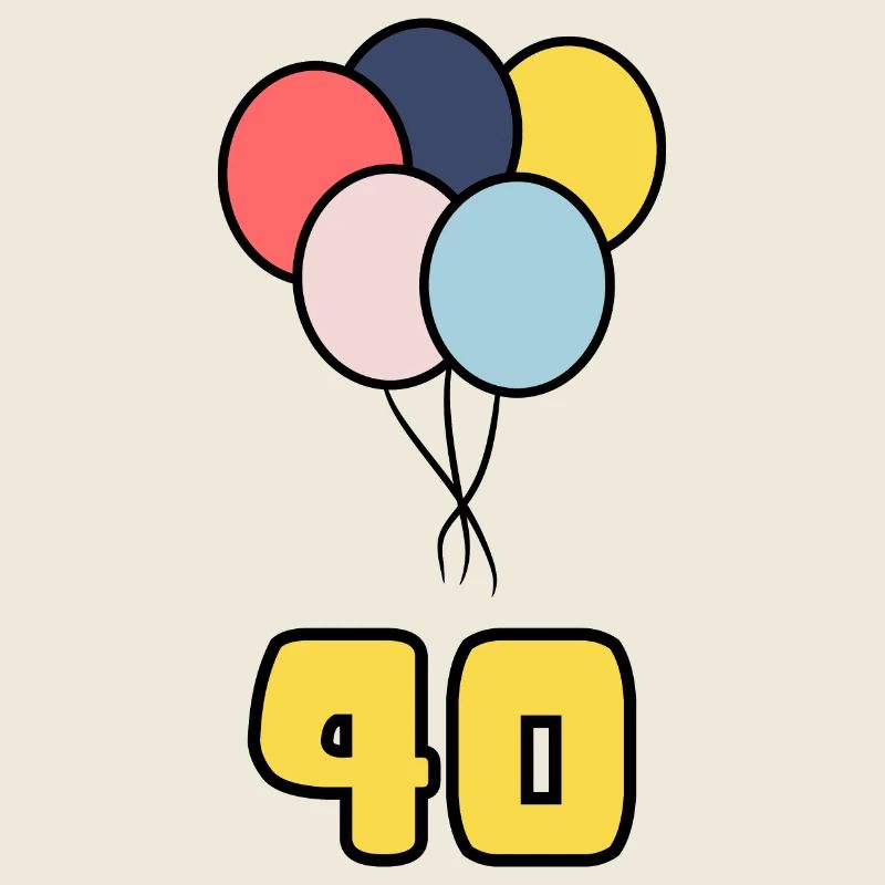 40. 40 JAHRE. 40-JÄHRIGES JUBILÄUM. 40-JÄHRIGES JUBILÄUM.