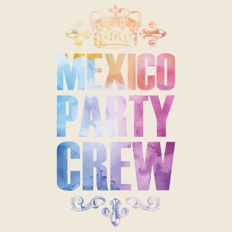 Mexiko Party Crew Bunt Urlaub