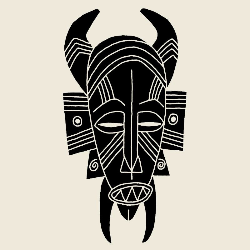 Afrikanischer schwarzer Dämon