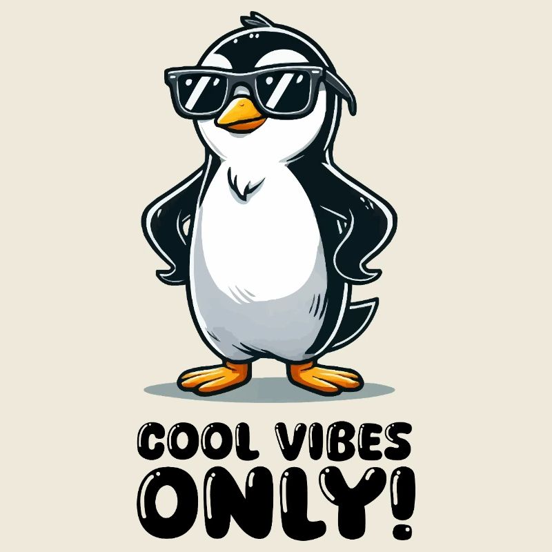 pinguin comic cool