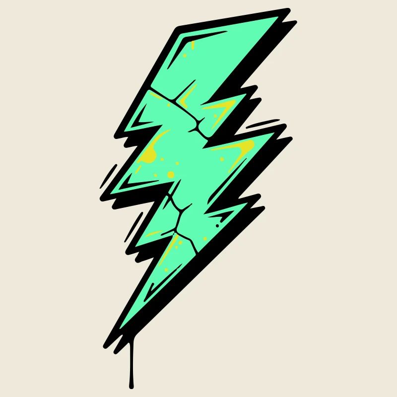 Blitzstil Blitz Abstrakt