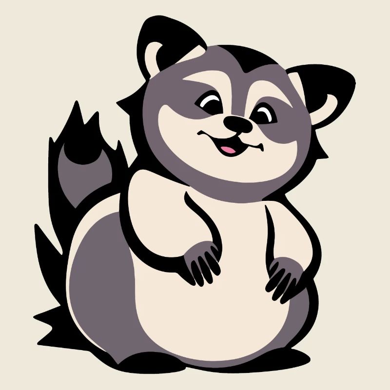 Juste un raton laveur mignon