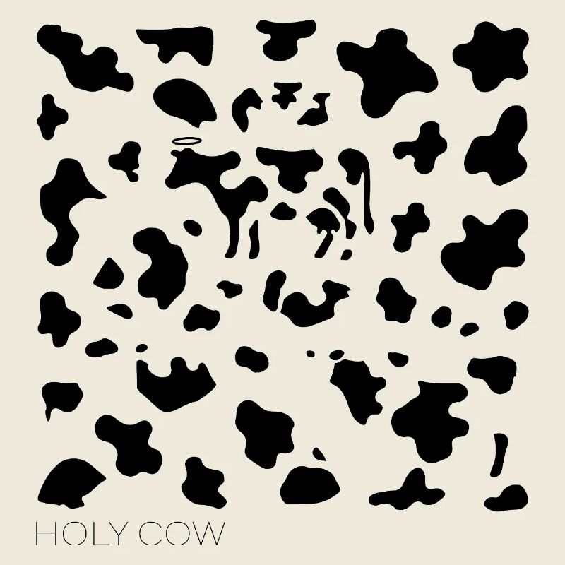 Holy Cow Cow Pattern Funny Carnival Carnival Costume