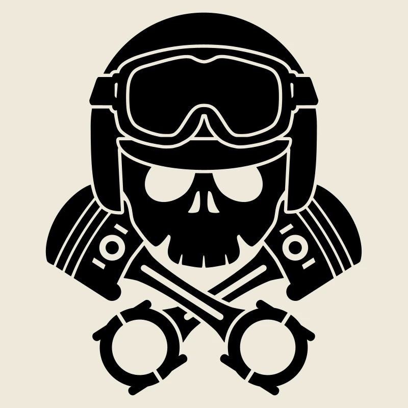 kolben schädel helm