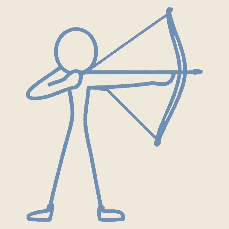 Archer à l’arc à l’arc à l’arc