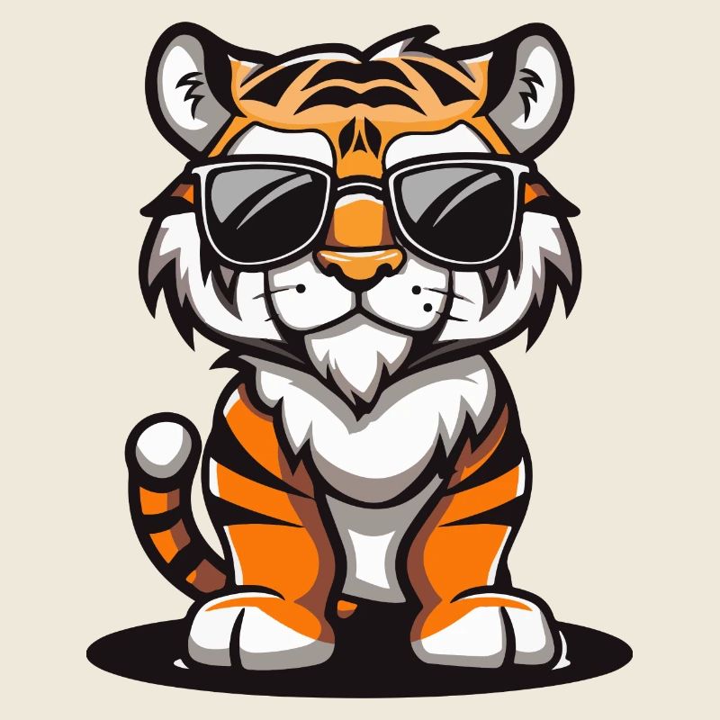 Tigre Bande Dessinée Cool