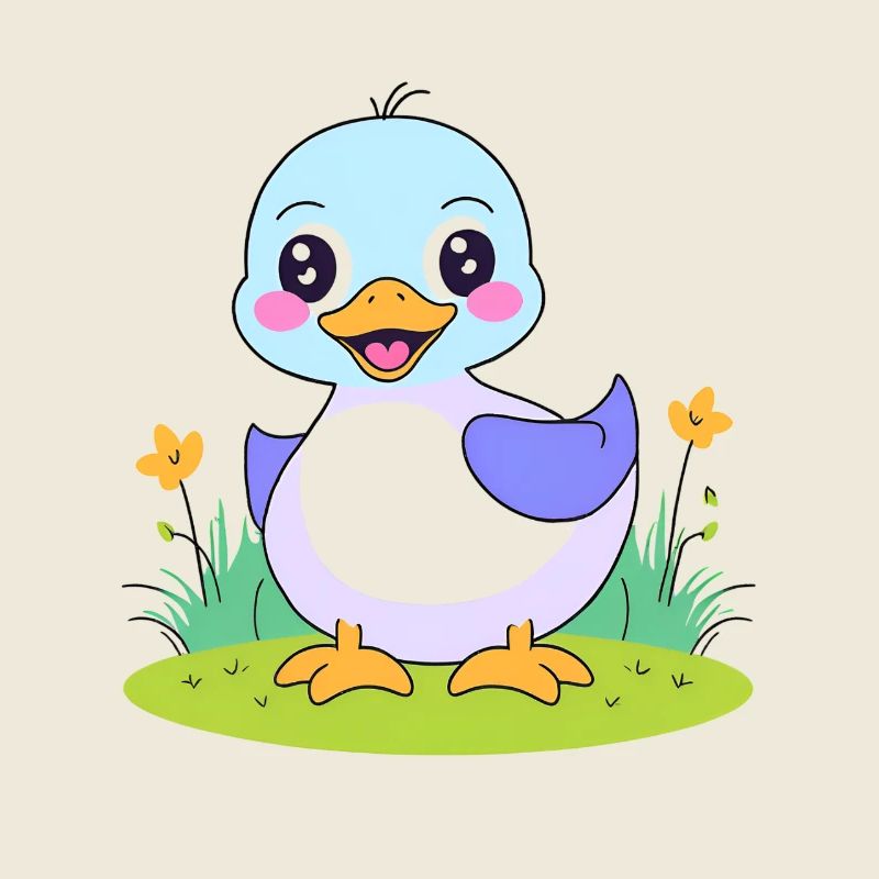 Bébé Canard Canard Enfants Mignon 1
