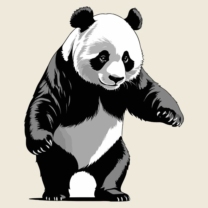 Panda - Conception d’animaux mignons