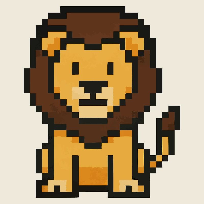 Löwe Pixel