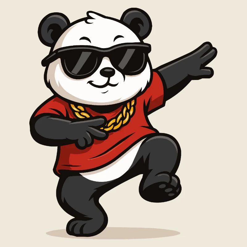 Panda Comic Dance