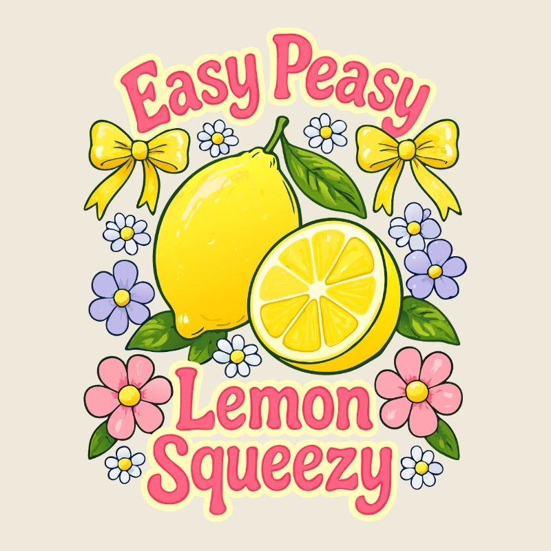 Facile à presser comme un citron, facile – Citrons et fleurs