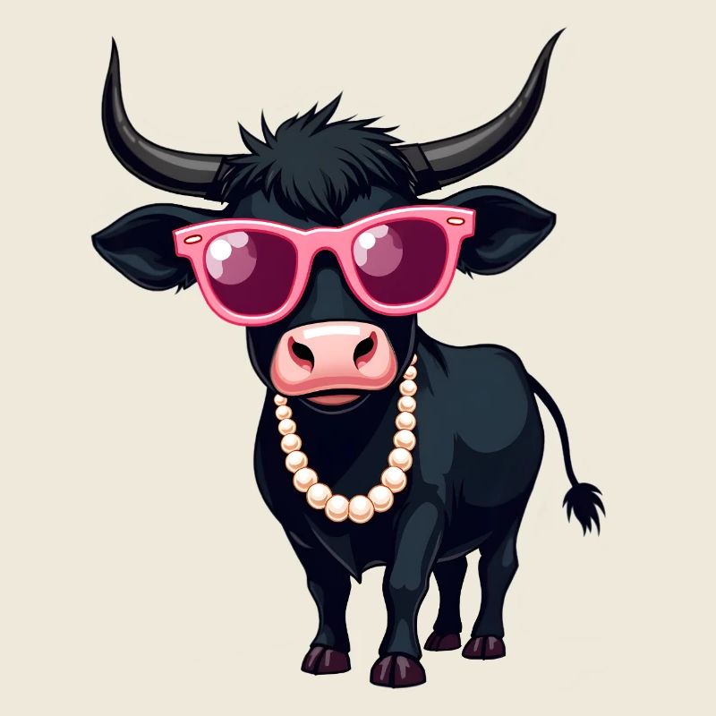Vache noire des Highlands