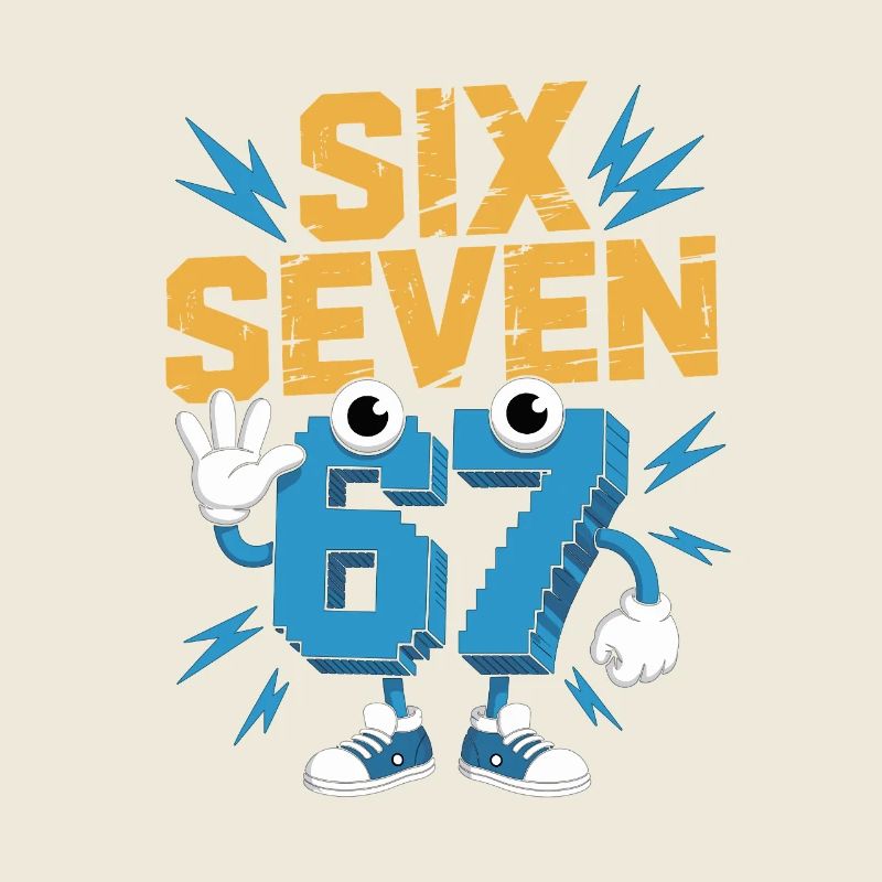 Number Hero 67 dans le style comic