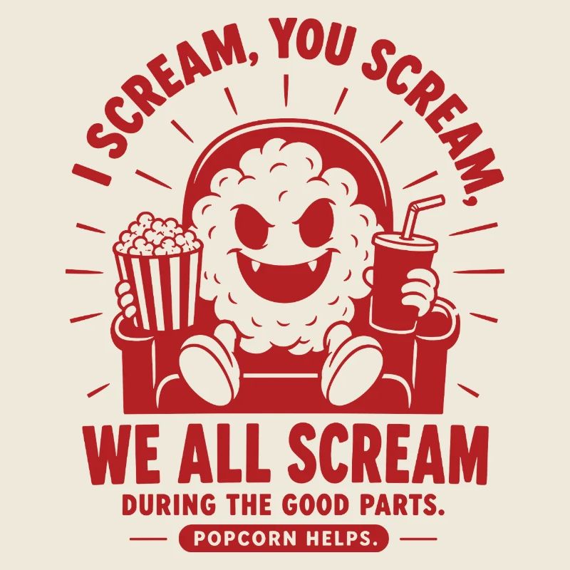 We All Scream Horror Popcorn