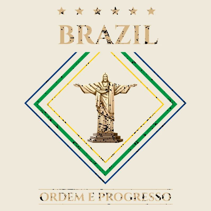 Brésil vintage-Ordre et Progrès