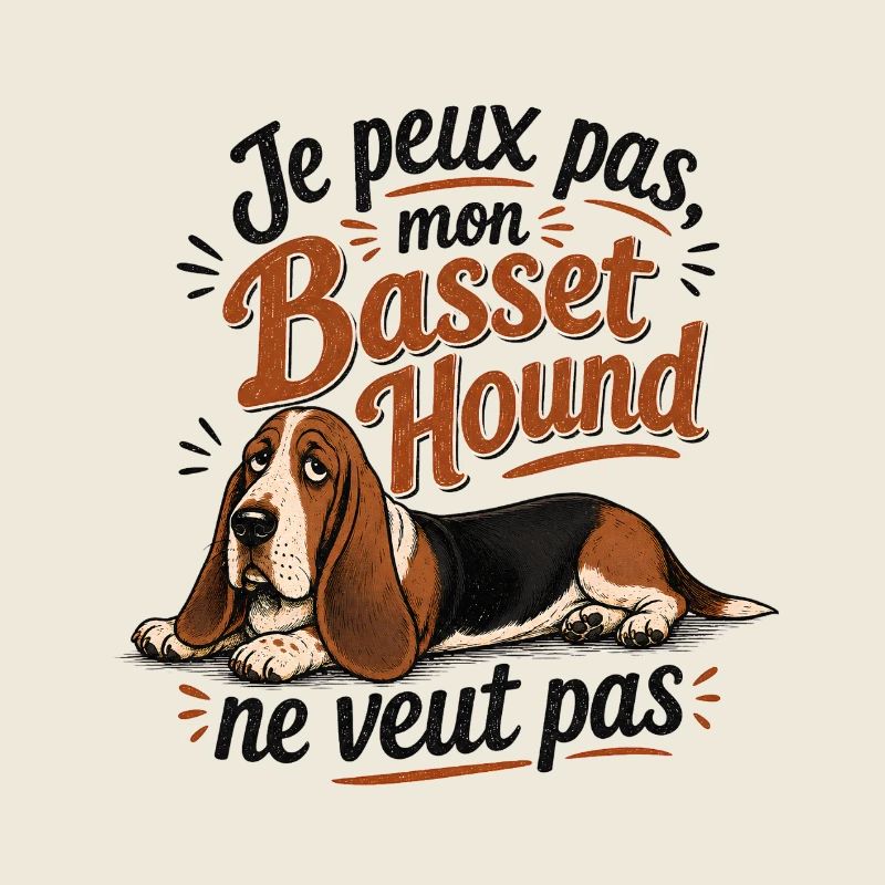 Basset Hound Décontracté