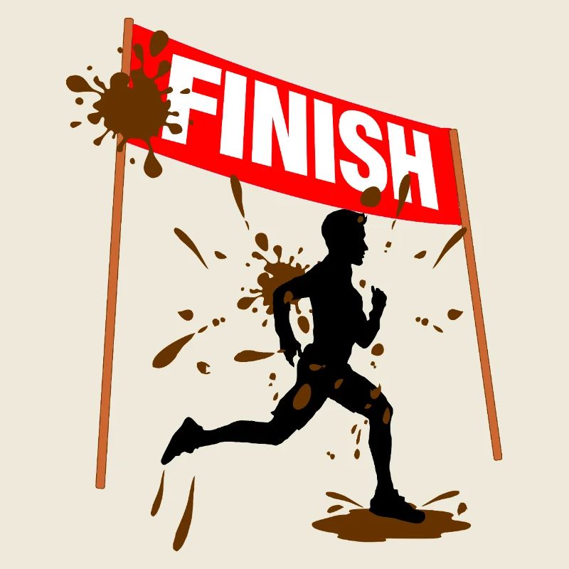 Finisher Course de Boue Hommes
