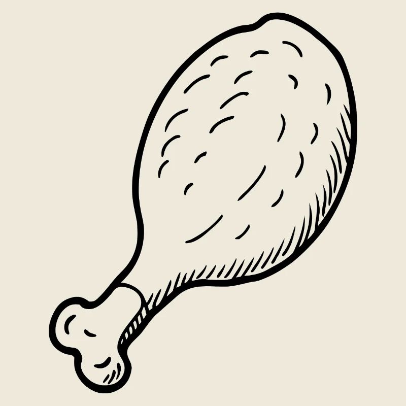 Fried chicken leg