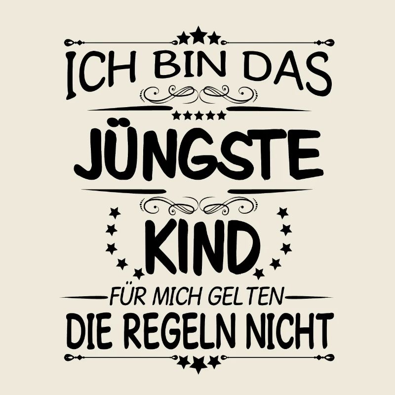 Ich bin das jüngste Kind