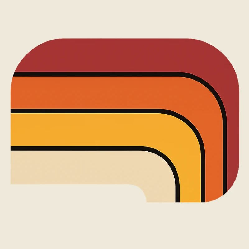 Retro gradient design