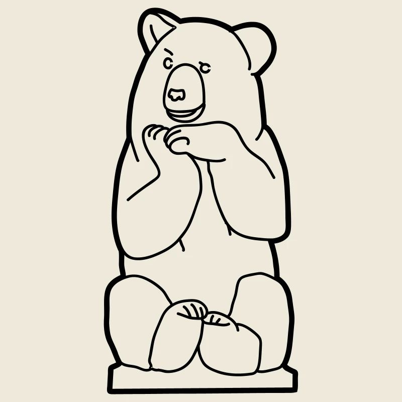 Berliner Bär, sitzend