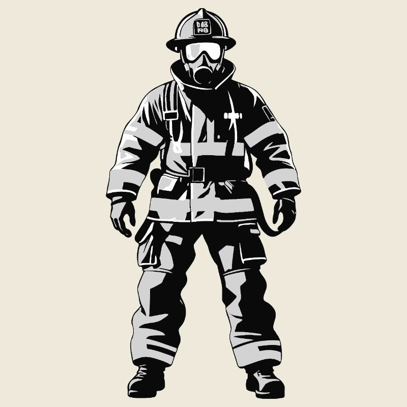 Feuerwehrmann - Beruf Design Sticker