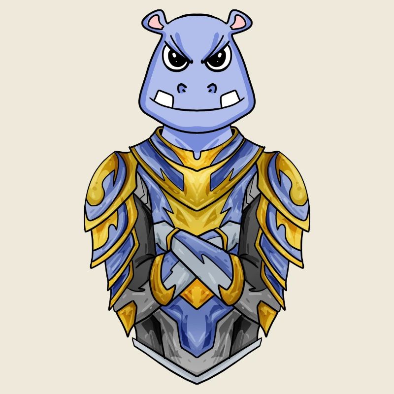 Chevalier hippopotame cool