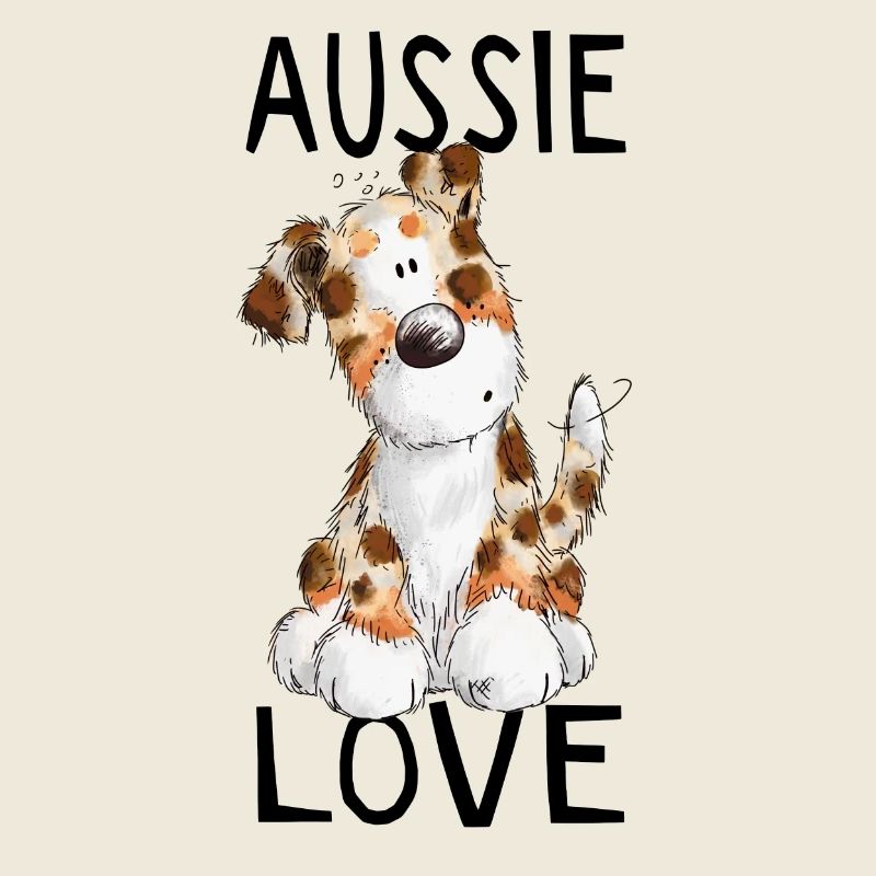 I Love Aussie - Australian Shepherd - Geschenk