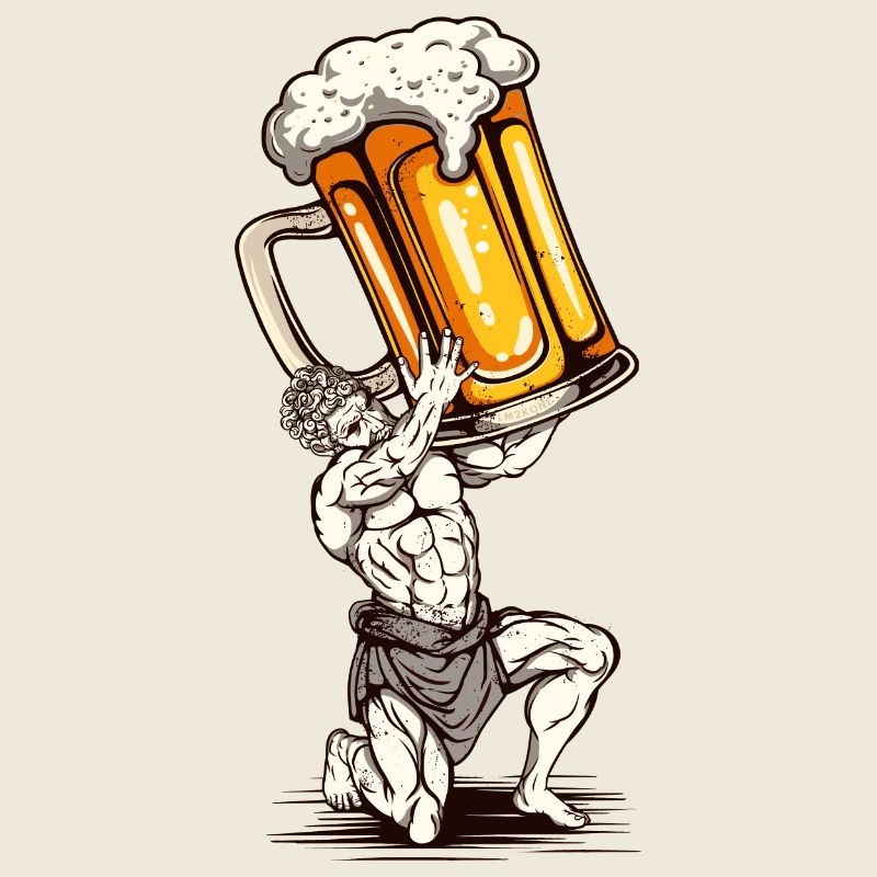Statue bière