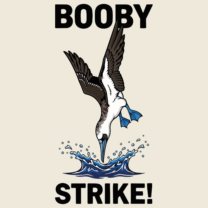 Crazy Blue Feet Strike Booby Strike Sea